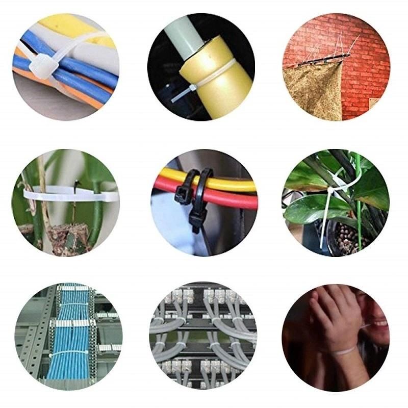 China Factory Directly Provide Custom Self Gripping Plastic Nylon Cable Ties