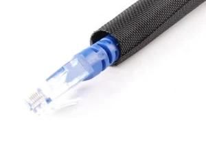 Self-Closing, Open Tubular Shape Pet Monofilament and Multifilament Fibre Knitted Hose Protector for Automobile