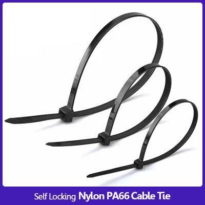 Plastic Cable Tie Strong Self Locking Nylon PA66 Cable Ties Heavy Duty 3*200 4*300 5*300 Wire Releasable Zip Tie Manufacturer Wholesale