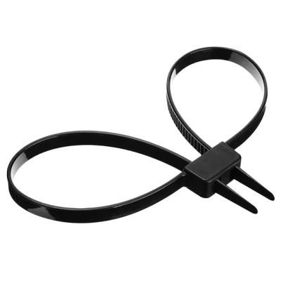 Manufacturer 13*880 Black Nylon Strap Plastic Handcuff Cable Ties