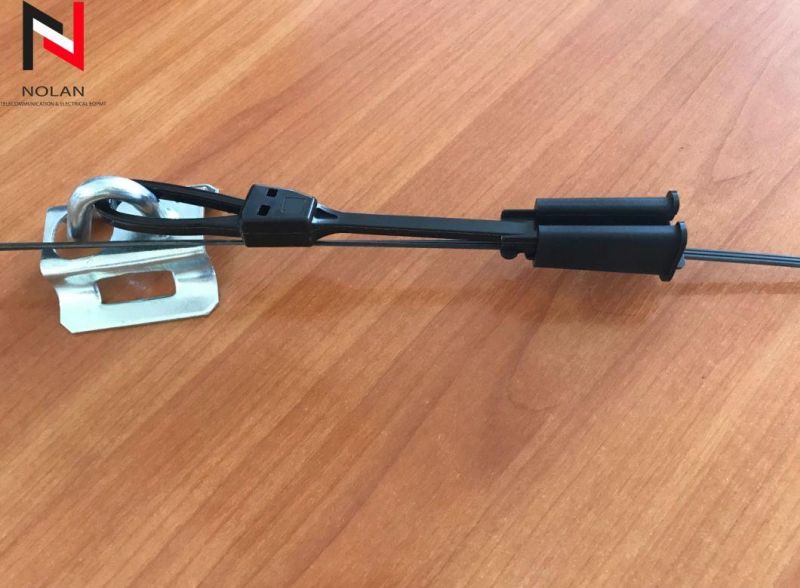 Round Drop Cable Tention Clamp FTTH Cable Clamp N3 Tention Clamp Round Optical Cable Plastic Clamp