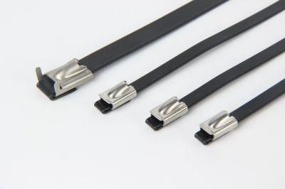 PVC Coated Selflocking Stainless Steel Cable Tie