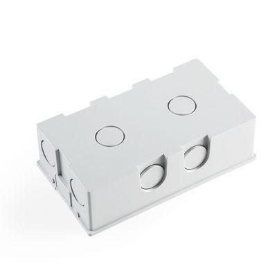 86*86*47mm UK Type Plastic Electric Power Push Button Switch Control Electrical Wall Switch Lock Box
