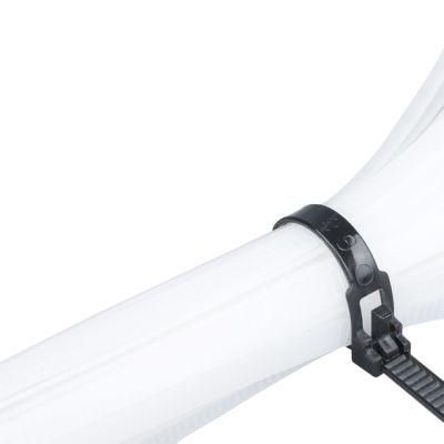Supplier 4.8*300mm Nylon 66 Plastic Wire Reusable Zip Ties