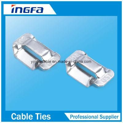 201 304 316 Stainless Steel Ear-Lock Banding Buckle