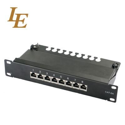 1u FTP 8 Port CAT6A Krone IDC Patch Panel