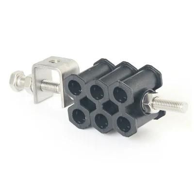 7/8&quot; Twin Saddles RF Coaxial Feeder Cable Clamp