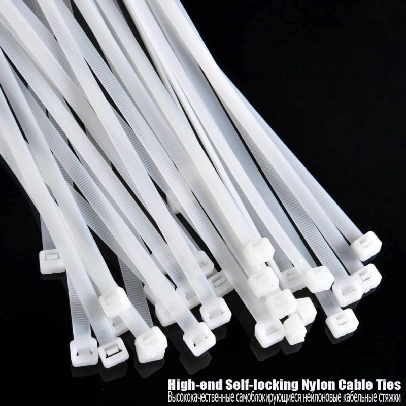 4X200mm 8inches Self-Locking Nylon Cable Ties