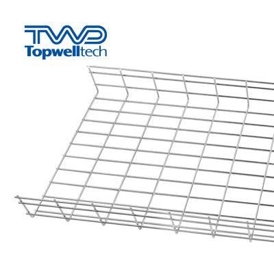 Stainless Steel Ezp HDG SS316 SS304 Wire Mesh Cable Tray with Straight