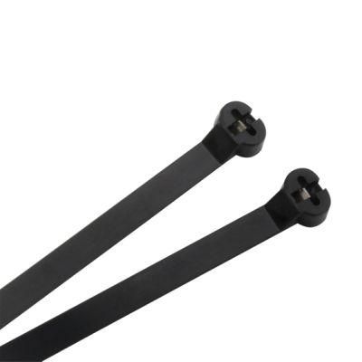 Wholesale 5*300 Black Nylon UV Resistent Metal Inlay Cable Ties