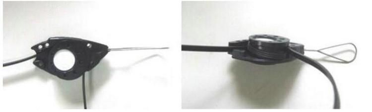 Black Color Plastic Tension Clamp with Hook