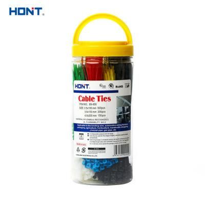 Plastic Ht-4.8*380mm Self Locking Nylon Cable Tie with Ce