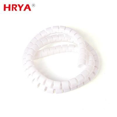 High Quality Red Coloured Spiral Wrap Bands Cable Sleeve for Cover Guard Spiral Wire Wrapping