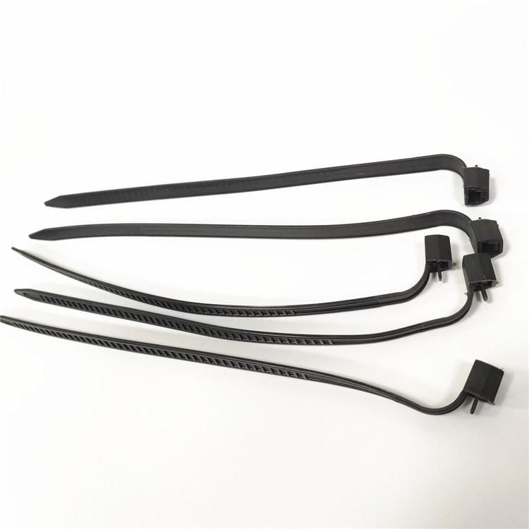 200mm 250mm Black Releaseable Nylon Cable Ties for Wires