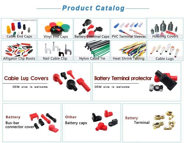 Electrical Wiring Spade Crimp Terminal Connector Insulating PVC Sleeve