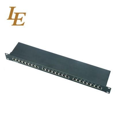 1u FTP 24 Port Patch Panel with Cable Management