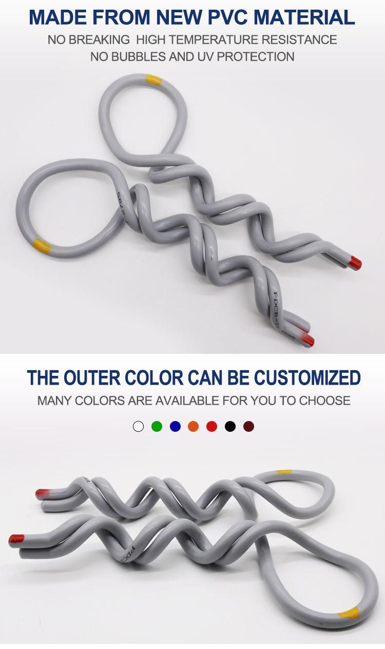 Plastic Insulator Tie Double Angle Side Tie