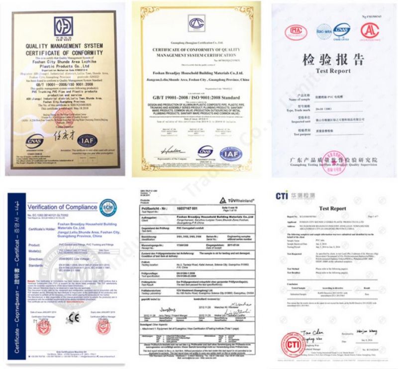 China Manufacture High Quality Diameter 16mm (3/8′ ′) 20mm (1/2") 25mm (3/4") Eletrical PVC Halogen Free Rigid Conduit Pipe