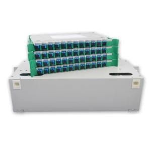 FTTH Fiber Optic 12 24 48 96 144 Core Puertos Patch Panel Fibra Optic ODF