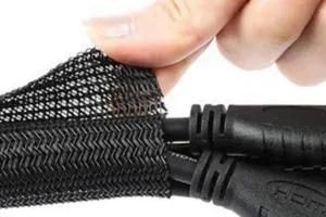 Self Closing and Flame-Retardent Polyester Knitted Sleeve Mechanical Protection