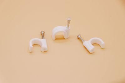 White PE Boese 4mm-50mm China Adhesive Cable Clip High Quality