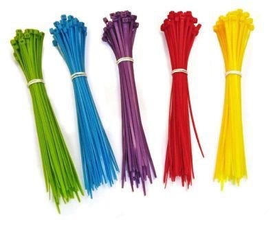 Factory Direct Heat Resistant Self-Locking Colored Nylon Cable Tidy Adjustable Zip Ties