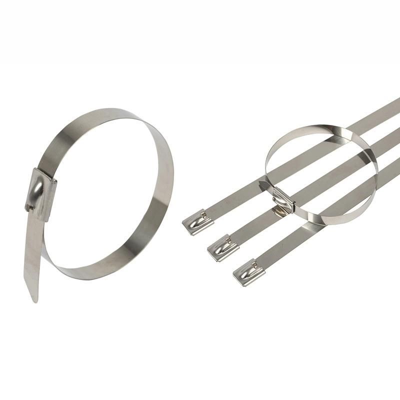 Factory Direct Stainless Steel Tie SS304 Marine Tie Cable Tie Stainless Steel Self Locking Tie Wire Tie