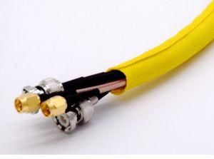 Flexible for Installation and Self Closing PE PA Knitted Sleeve Mechanical Protection Noise Reduction in Automotive