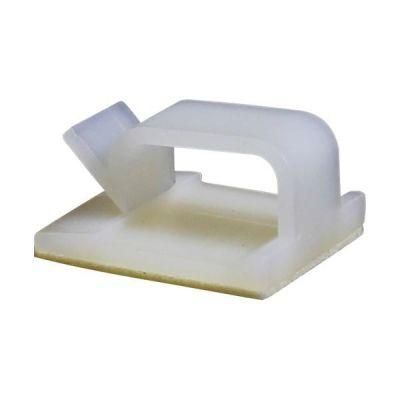 Plastic Cable Fixing Clip Mount Self Adhesive with Mmm, Nylon Used in Computers Wire Clip