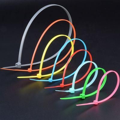 150mm Length Colorful Reusable Self-Locking Nylon Silicone Cable Tie for Cable