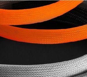 Expandable Braided Sleeving Applied for Wire Cable Sleeve Protection Pet or PA Fabric