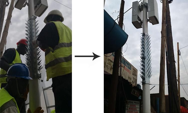 Galvanized Steel Anti-Climb Fence for Pole