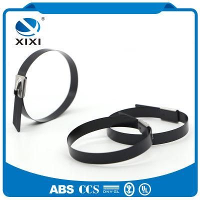 Black Coated Stainless Steel Cable Ties