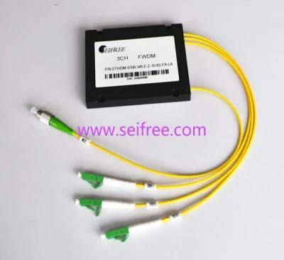 1X3 Fiber Optic Triple-Play Wdm for CATV (wavelength 1310/1490/1550)