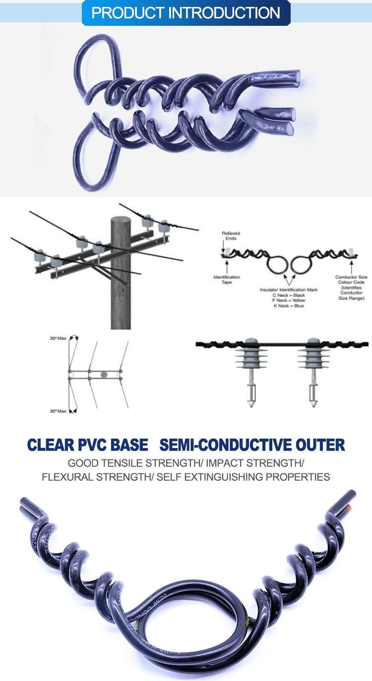 Insulator Ties Semi-Conductive Plastic Double Angle Side Ties