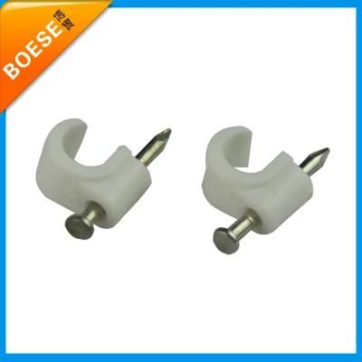 RoHS Approved White Boese 4mm-50mm China Square Cable Clip High Quality
