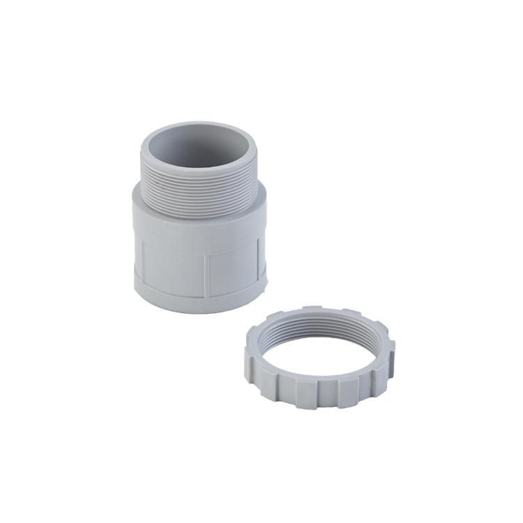 Conduit Plain Screwed Adaptor 25mm Pipe Fitting