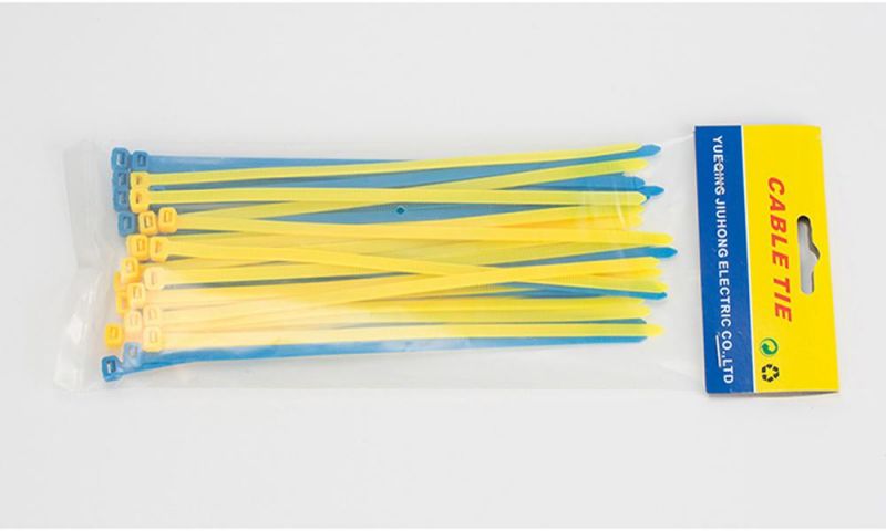 Colorful Nylon 66 Cable Tie Lock Self Locking Zip Tie Wraps