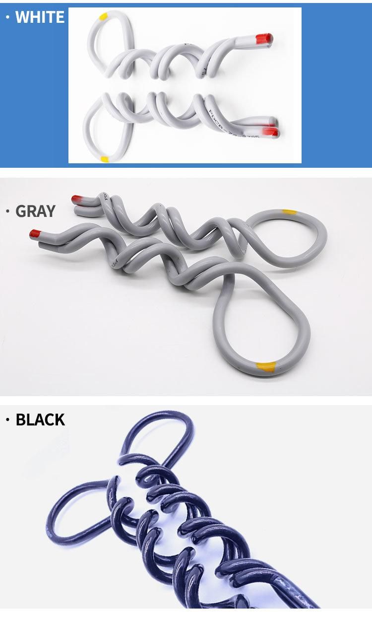 Plastic Insulator Tie Double Angle Side Tie