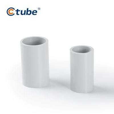 High Quality Electrical Extension Conduit Fittings Plastic PVC Solid Coupling