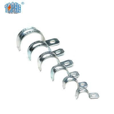 UL Listed Galvanized Steel One Hole Strap with EMT Pipe Fitting