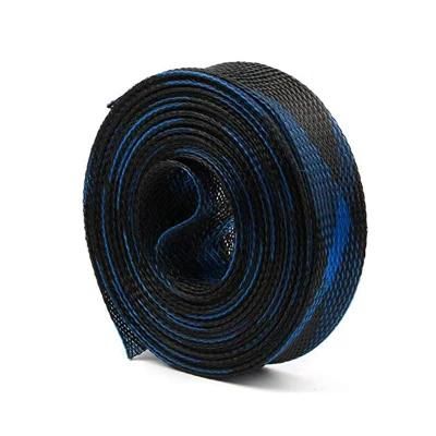 Polyester Expandable Braided Durable Insulation Hose Mesh Wire Organizer for Wiring Collector