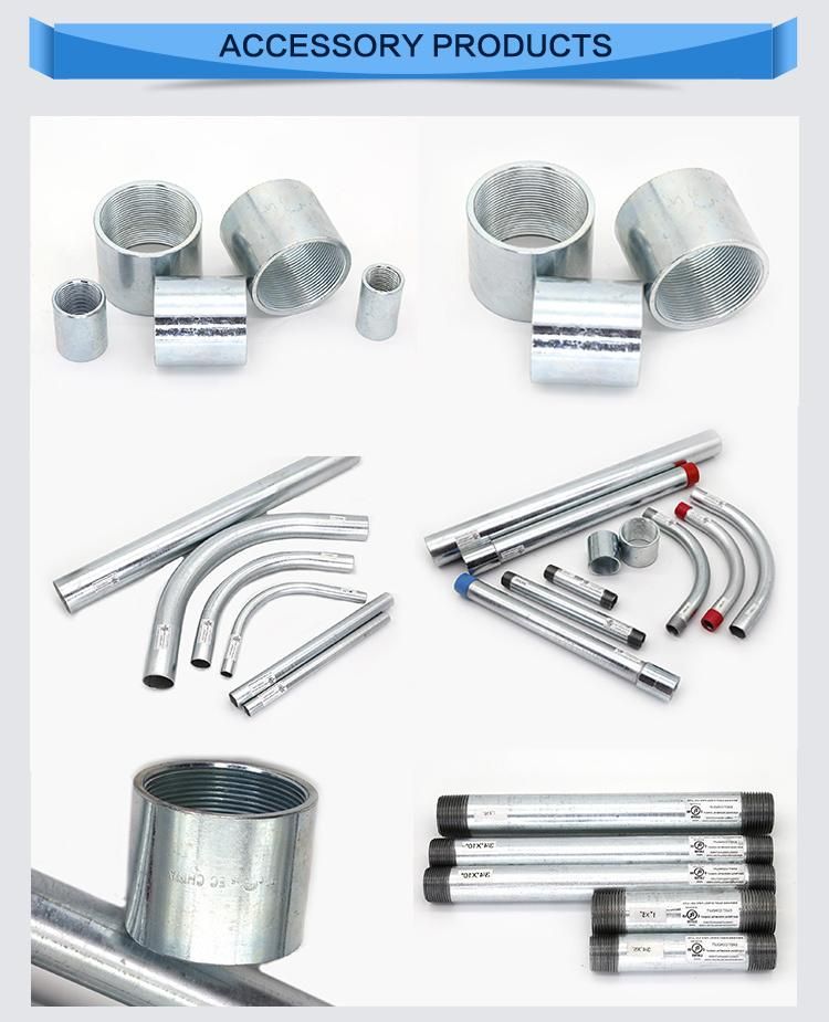 UL797 Hot DIP Galvanized Electrical EMT Steel Conduit