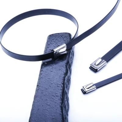 300mm Epoxy Coated SS304 Stainless Steel Cable Ties