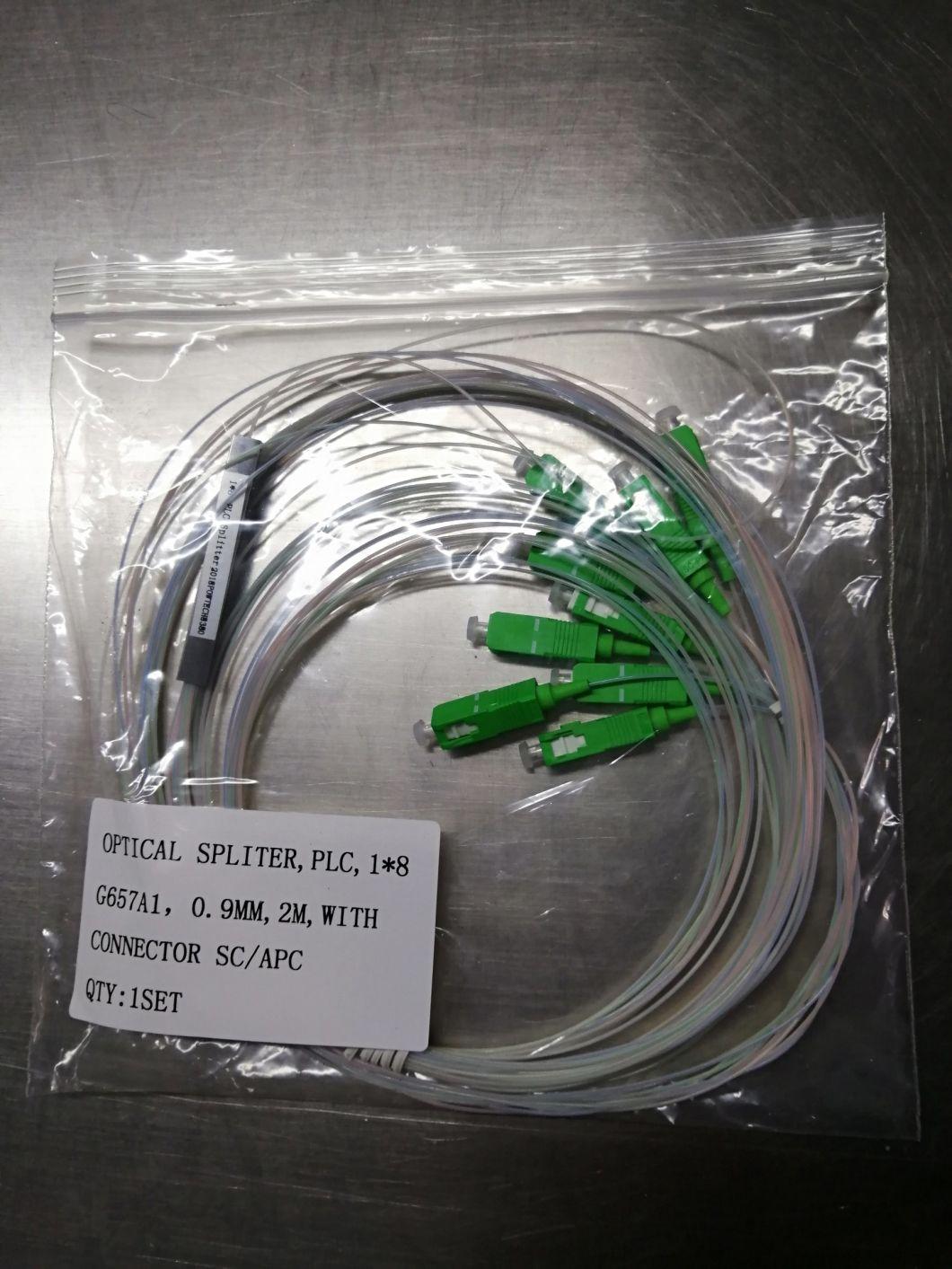 Passive 8 Way Sc/Upc FTTH Splitter 1X8 Optical Splitter