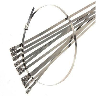 Waterproof Stainless Steel Metal Zip Ties for Use in Power Industry