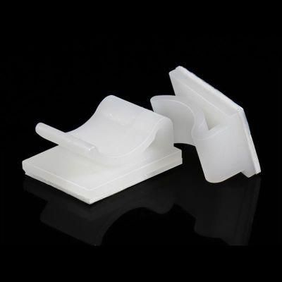 Plastic Flat Wire Clip Self Adhesive with Mmm, Nylon Power Wires Fastening Fixing Wire Tie Saddle