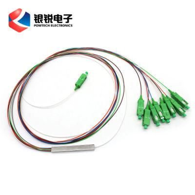 FTTH Fittings Optic Cable Planar Lightwave Circuit PLC Splitter