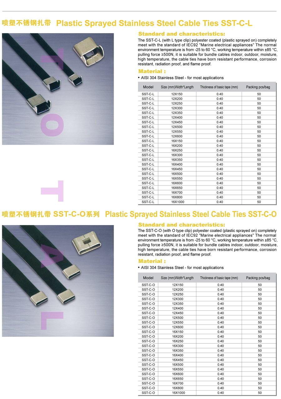 Nylon Cable Tie, Stainless Steel Cable Tie