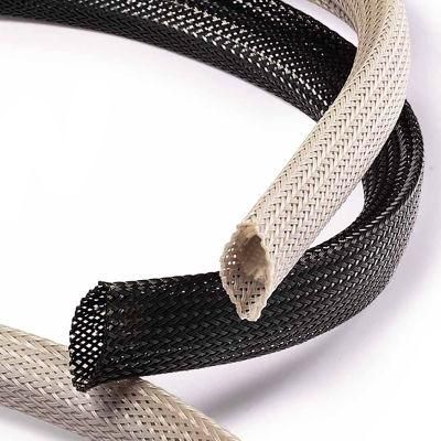 High Flame Retardant Pet Expandable Braided Cable Wire Protection Sleeving